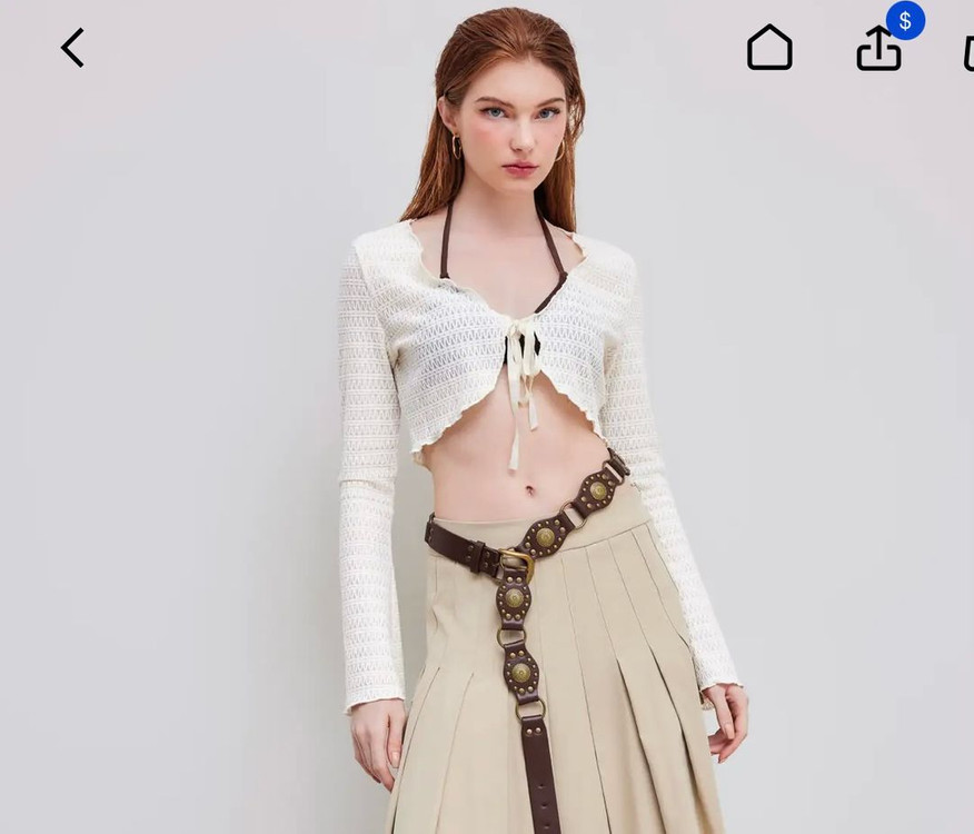 (마지막가격)(새상품) CIDER 가디건 (화이트, 블랙) 이미지