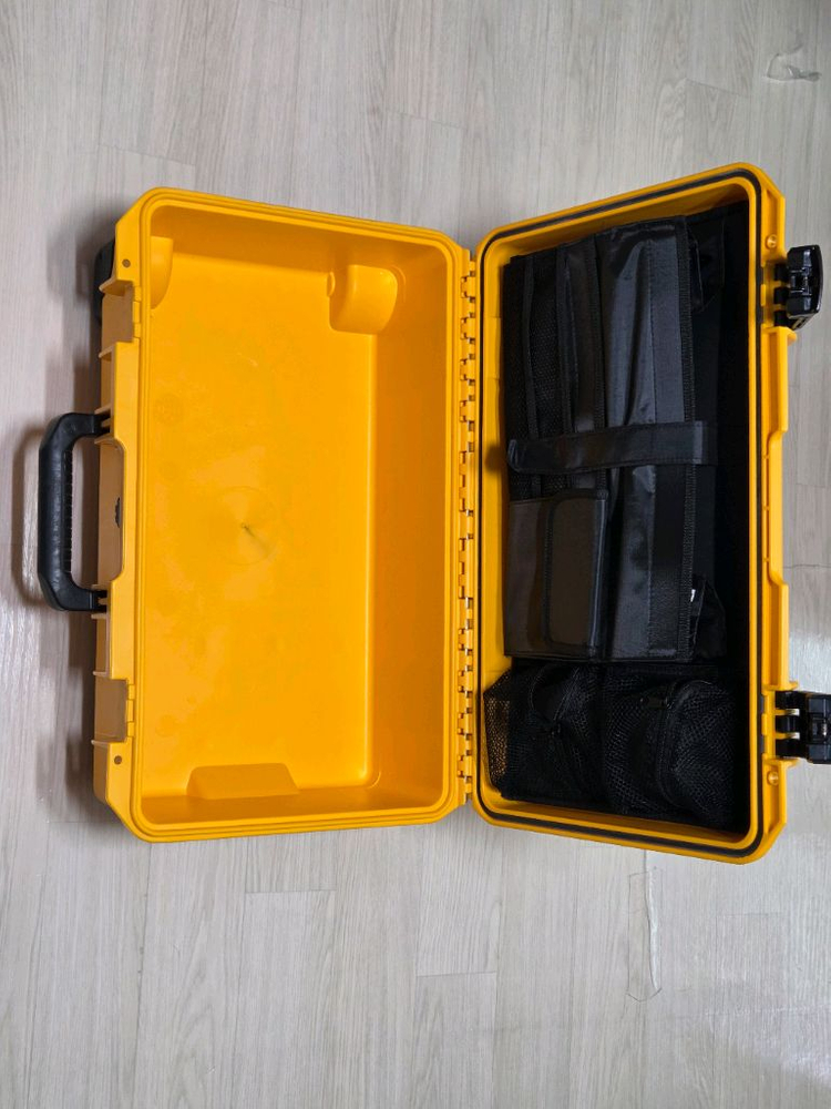 펠리칸 스톰 케이스 iM 2500, 상부 오거나이저 포함, 노란색 이미지