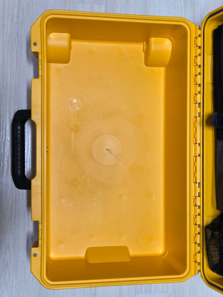 펠리칸 스톰 케이스 iM 2500, 상부 오거나이저 포함, 노란색 이미지