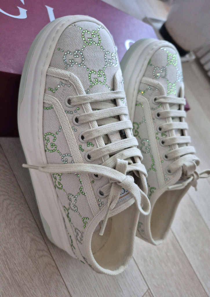 구찌 로고패턴 스니커즈(새상품) 이미지