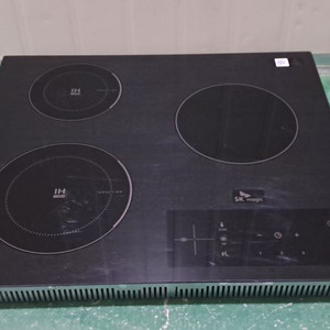 6177 SK매직 3구 하이브리드형 인덕션(블랙) 이미지