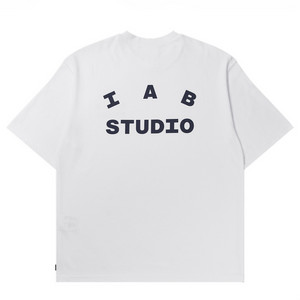 L XL 아이앱 스튜디오 반팔 티셔츠 화이트 네이비 미개봉 미시착 새상품 이미지