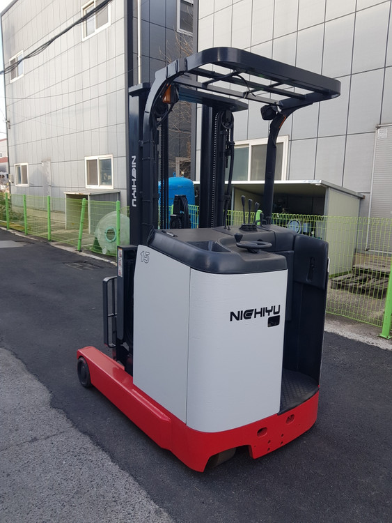 신형 니찌유 입식 1.5톤 전동지게차 삼단마스트5M인상 500만 재고2대 이미지