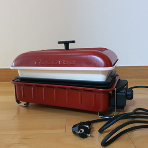 레꼴드 홈 바베큐 전기그릴 앤 전골팬 찜판 캠핑용 전 이미지