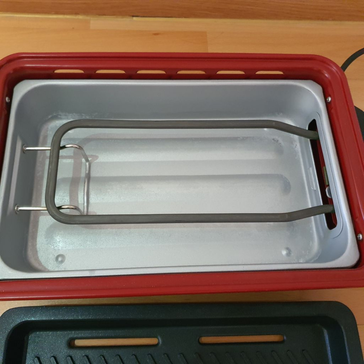 레꼴드 홈 바베큐 전기그릴 앤 전골팬 찜판 캠핑용 전 이미지