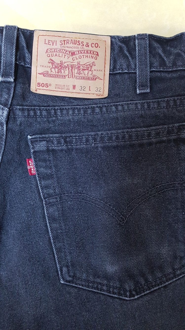 [32X32] 90년대 빈티지 리바이스 505 OG 레드탭 MADE IN U.S.A. 이미지