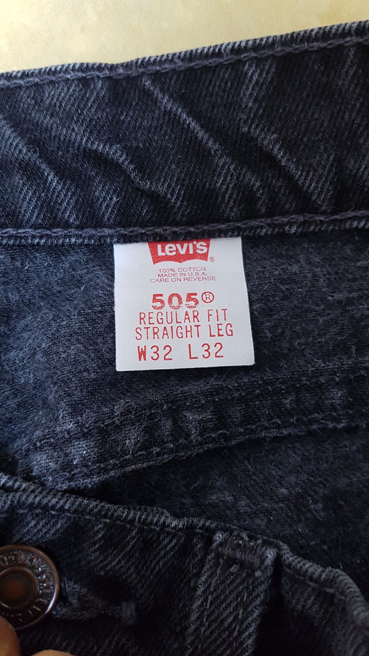 [32X32] 90년대 빈티지 리바이스 505 OG 레드탭 MADE IN U.S.A. 이미지