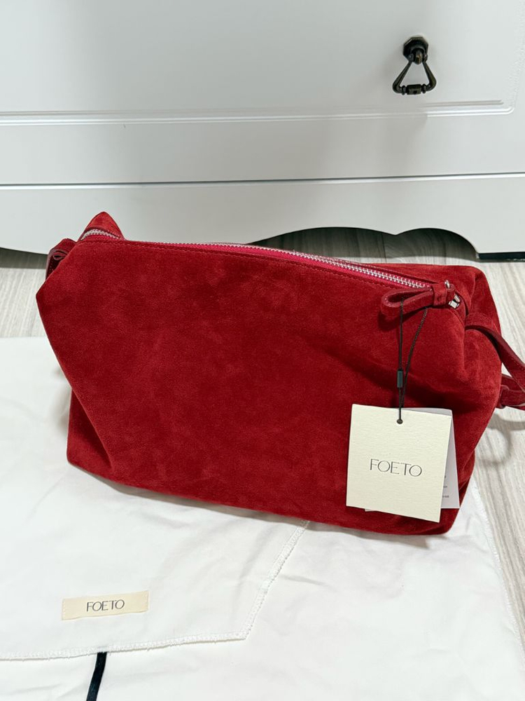 포에토 아로 스웨이드백 ARO SUEDE BAG- ROMANTIC RED 기본사이즈 이미지