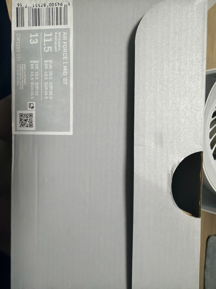 나이키 에어포스 1 미드 07 화이트 295 이미지