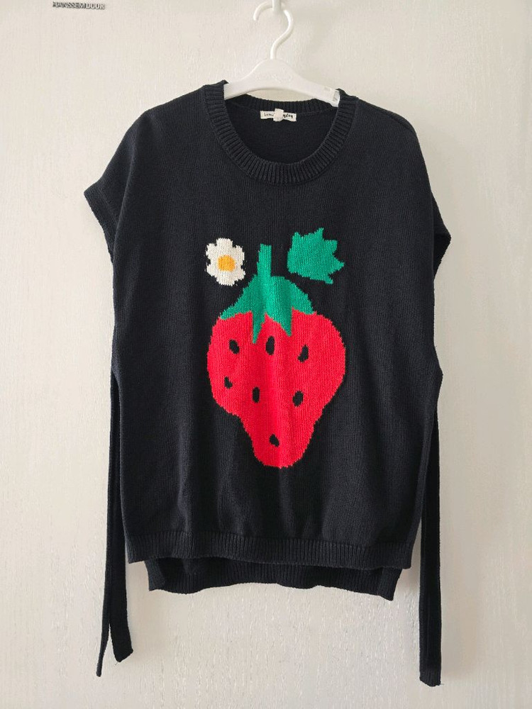 리미떼두두 딸기 니트 베스트 3XL 이미지