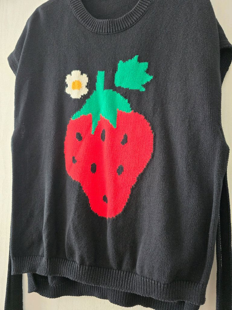 리미떼두두 딸기 니트 베스트 3XL 이미지