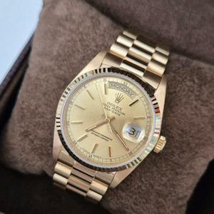 급매 특A급 올정품 롤렉스 정품 18038 금통 36mm 18K 오버홀 완료 상태좋아요 37.7돈 풀코 이미지