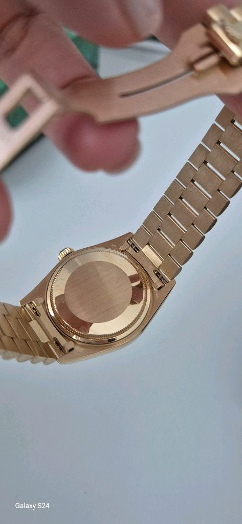 급매 특A급 올정품 롤렉스 정품 18038 금통 36mm 18K 오버홀 완료 상태좋아요 37.7돈 풀코 이미지