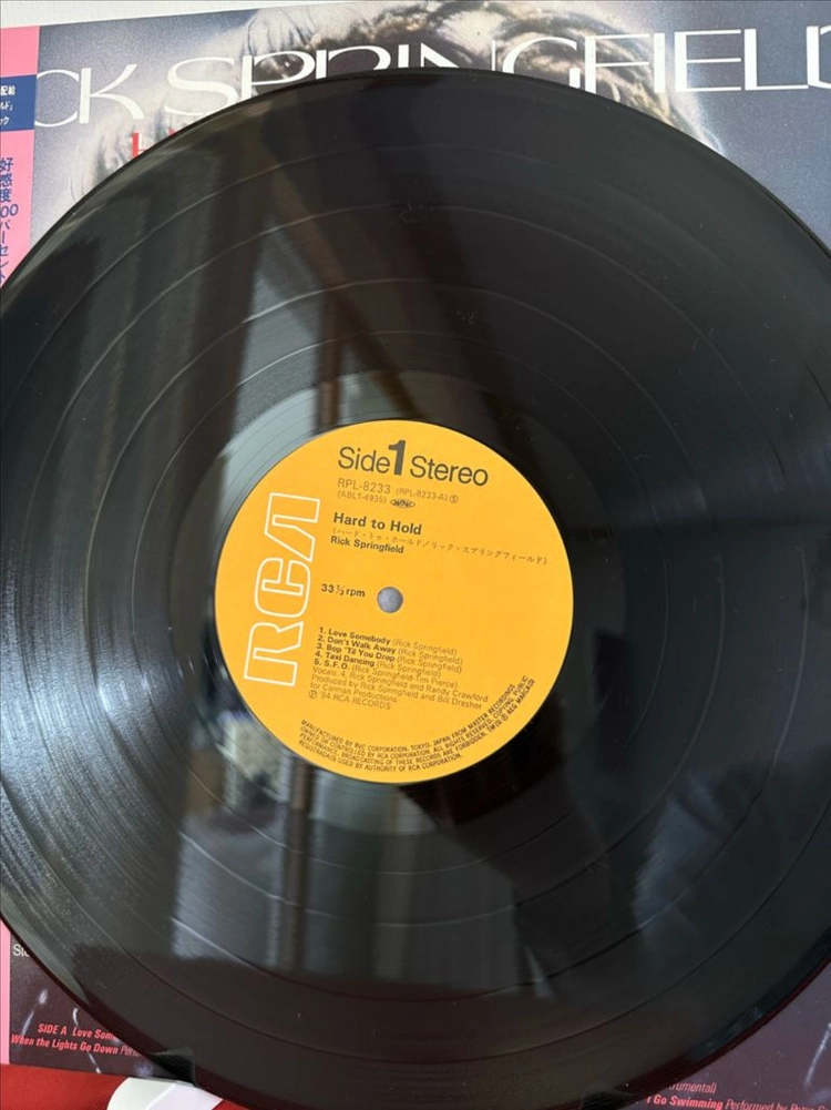 (락 팝 릭 스프링필드 8집 민트급)Rick Springfield LP 이미지
