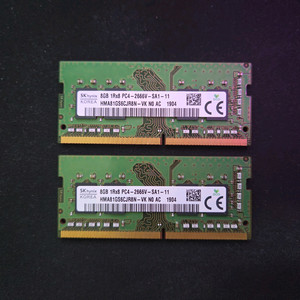 하이닉스 DDR4 2666V 8GB 노트북 램 2개 팝니다 이미지