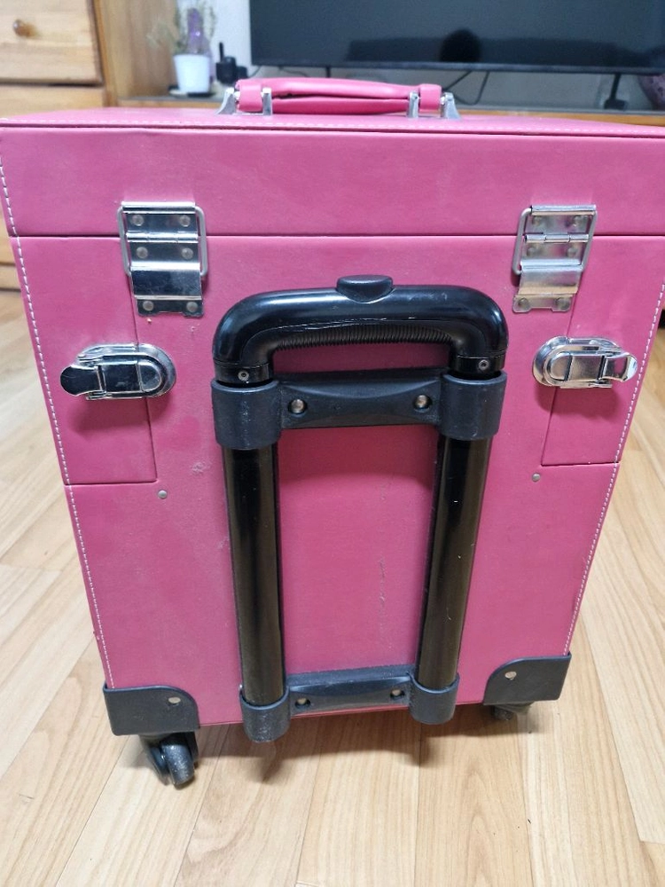 이동식 메이크업 박스 출장가방 캐리어 (손잡이이상) 이미지