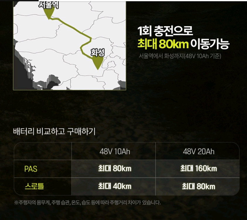 이지베이션 bs 슬릭 20ah 자토바이 전기자전거 이미지