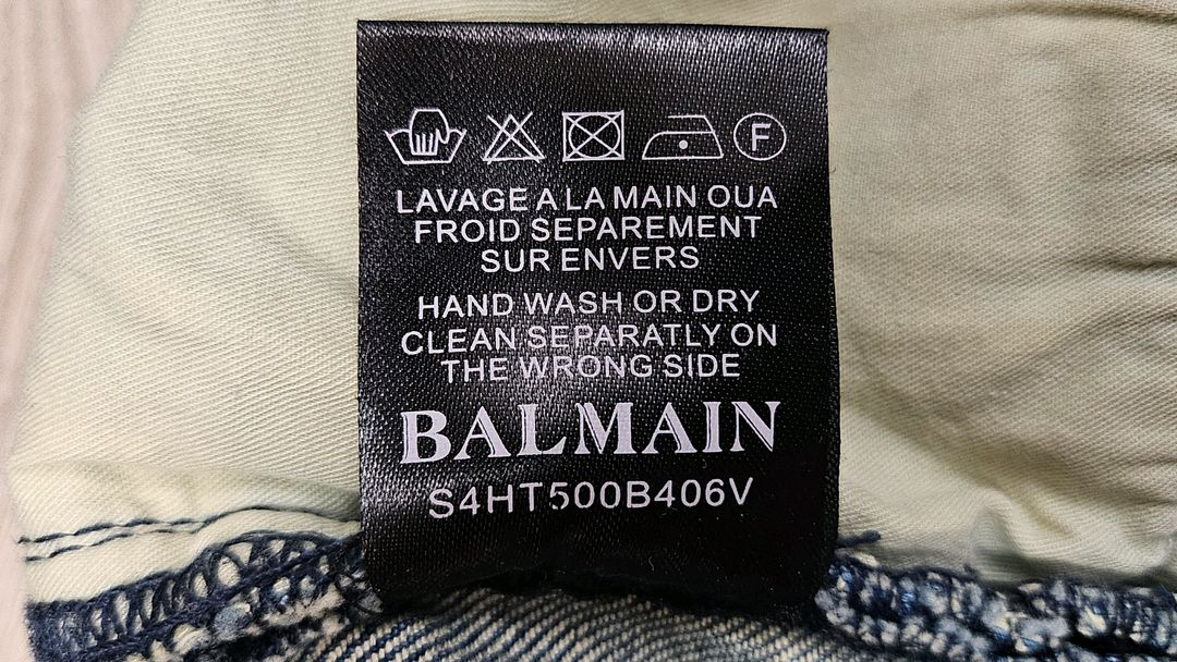 발망 바이커 청바지 (허리90cm) 이미지