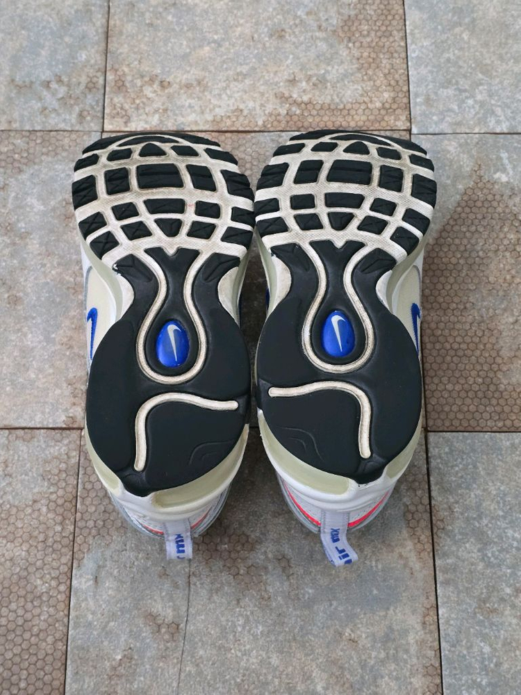(240)나이키 에어맥스 97 크림슨 실버 스니커즈 운동화 이미지