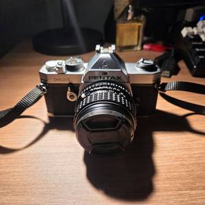 펜탁스 mx 밑 아사히 펜탁스 50mm f1.4 렌즈 밑 uv 필터(필터 기스 있음) 이미지