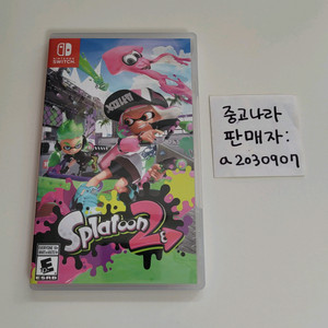 닌텐도 스위치 스플래툰2 북미판 닌텐도스위치 스플래툰 2 닌텐도칩 게임칩 이미지