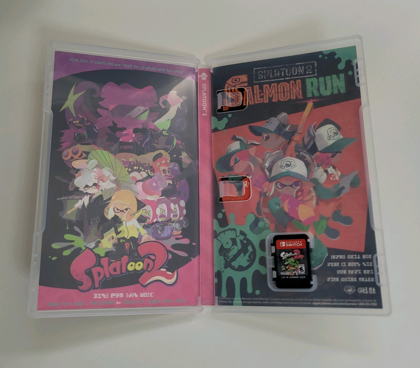 닌텐도 스위치 스플래툰2 북미판 닌텐도스위치 스플래툰 2 닌텐도칩 게임칩 이미지