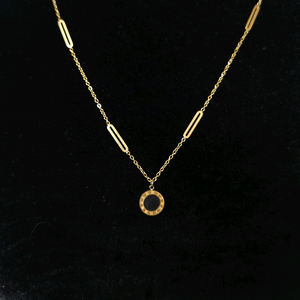 [새상품]오닉스,화이트자개 양면 펜던트 남자 여자 목걸이/귀걸이 반지 팔찌 스와로브스키 진주 구찌 까르띠에 루이비통 이미지