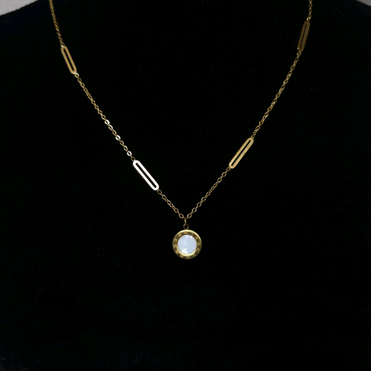 [새상품]오닉스,화이트자개 양면 펜던트 남자 여자 목걸이/귀걸이 반지 팔찌 스와로브스키 진주 구찌 까르띠에 루이비통 이미지