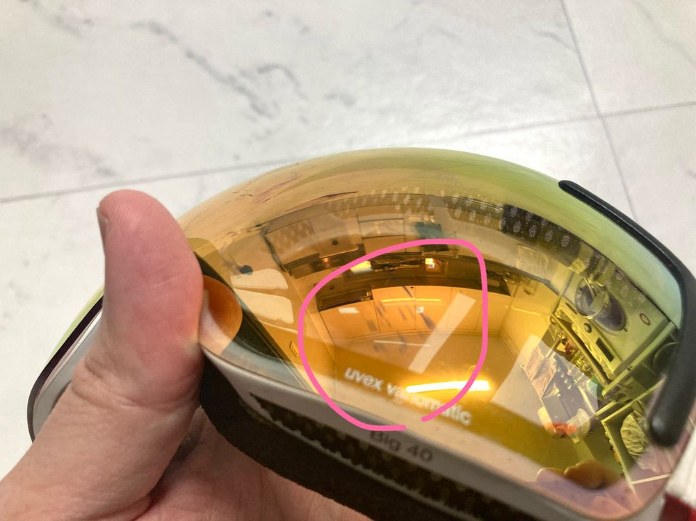 우벡스 18/19시즌 빅40 스노우보드 스키 고글 이미지