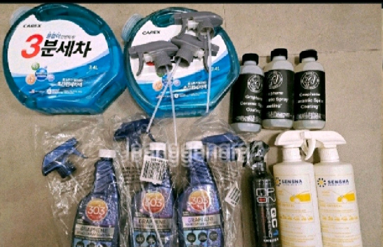 세차 용품 세라믹 나노 코팅 그라파인 새제품 일괄판매 이미지