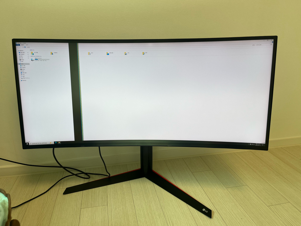 lg34gk950f 34인치 lg 와이드모니터 울트라와이드 액정나감 이미지