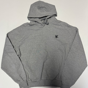 공용!! 우알롱 WAL 로고 오버핏 헤비 코튼 후드티 M 이미지