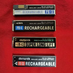 AIWA 워크맨 정품배터리 PB-3,4,4S,S5 4종일괄 이미지