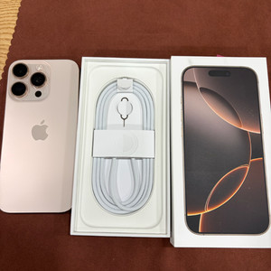 아이폰 16 프로 128gb 데저트 티타늄 이미지