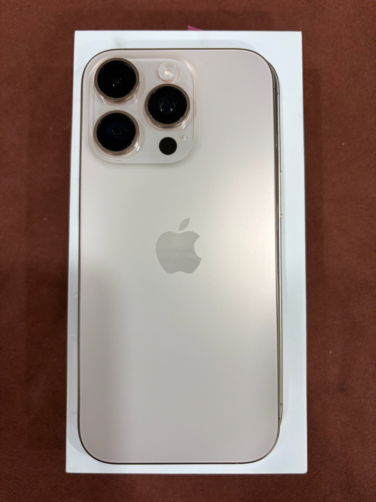 아이폰 16 프로 128gb 데저트 티타늄 이미지