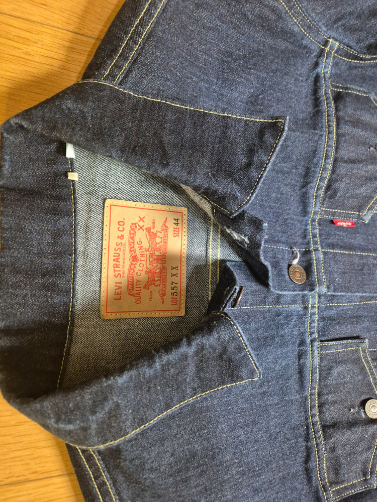 LVC 리바이스 557 XX 데님 자켓 이미지