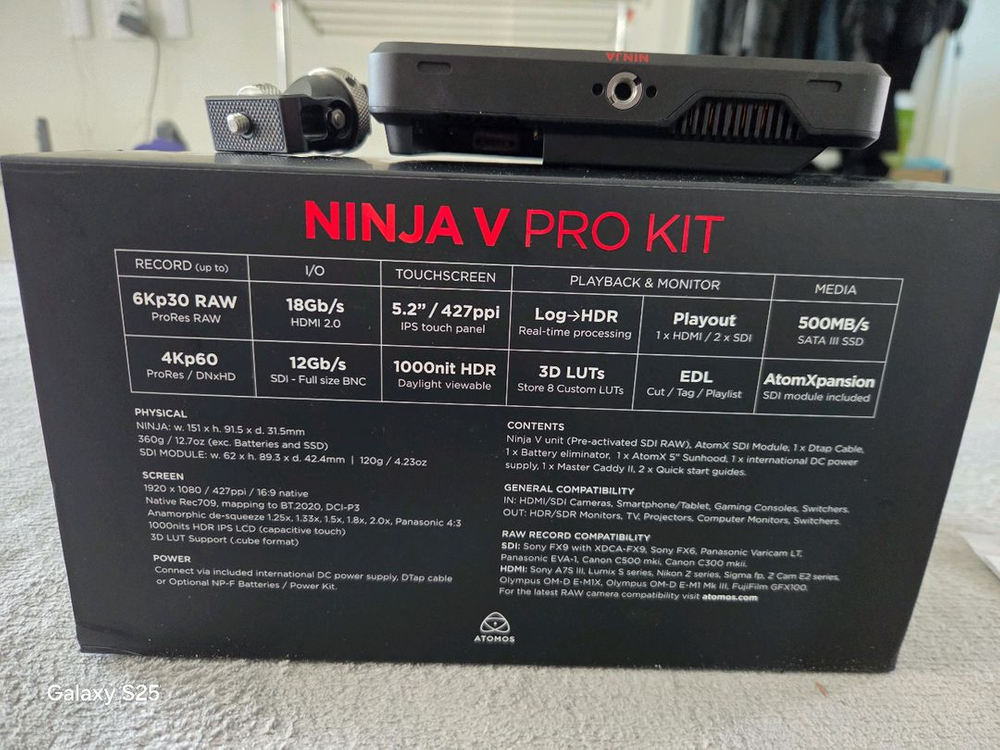 Atomos Ninja V Pro Kit 레코딩 모니터 이미지
