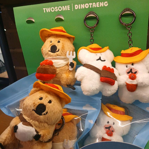 투썸 다이노탱 키링4종.미개봉 이미지