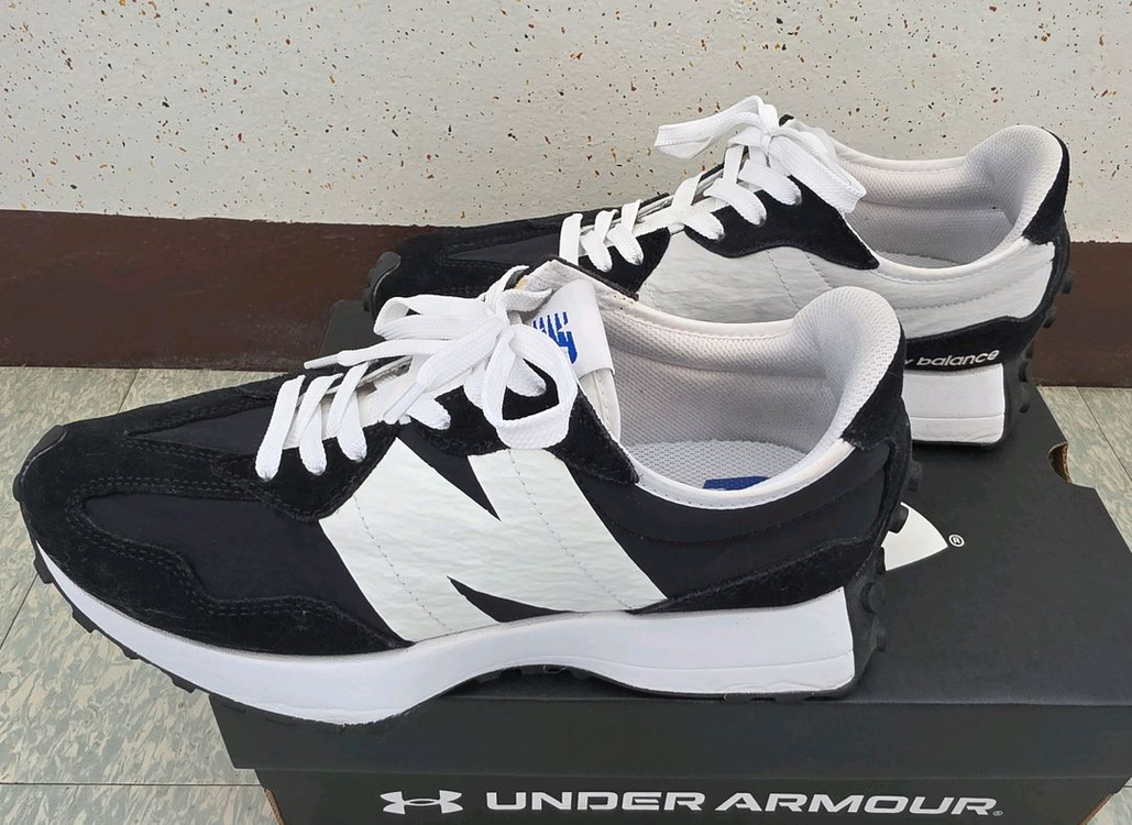 뉴발란스 327 블랙 남성용 데일리 운동화 스니커즈-265 이미지