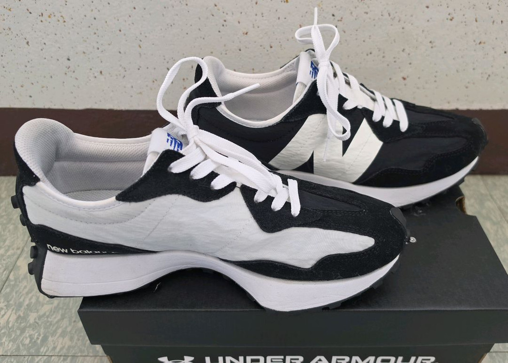 뉴발란스 327 블랙 남성용 데일리 운동화 스니커즈-265 이미지