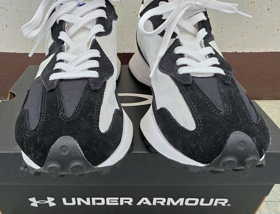 뉴발란스 327 블랙 남성용 데일리 운동화 스니커즈-265 이미지