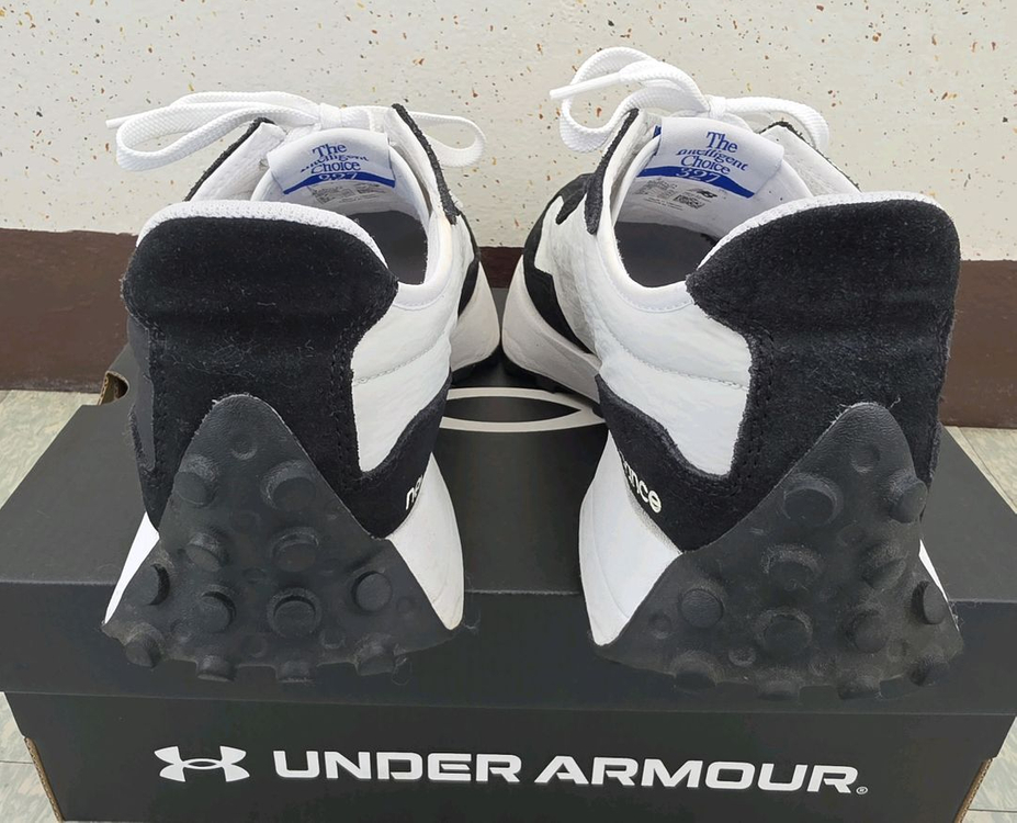 뉴발란스 327 블랙 남성용 데일리 운동화 스니커즈-265 이미지