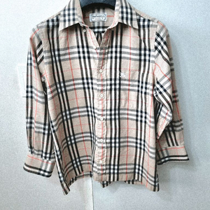 버버리 정품 체크남방 66사이즈 이미지