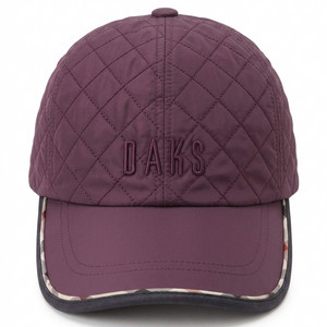 닥스 골프(DAKS-GOLF 정품)지적인 컬러 멋진여성 퀼팅 볼캡 스냅백 모자 이미지