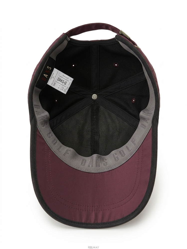 닥스 골프(DAKS-GOLF 정품)지적인 컬러 멋진여성 퀼팅 볼캡 스냅백 모자 이미지
