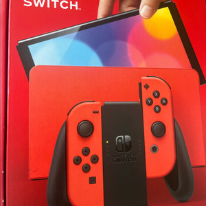 s급) 닌텐도 스위치 oled 마리오레드 풀박스 이미지