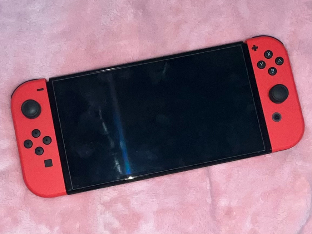s급) 닌텐도 스위치 oled 마리오레드 풀박스 이미지