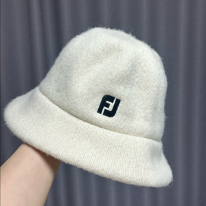 풋조이 여성 골프 모자 니트 버킷햇 이미지