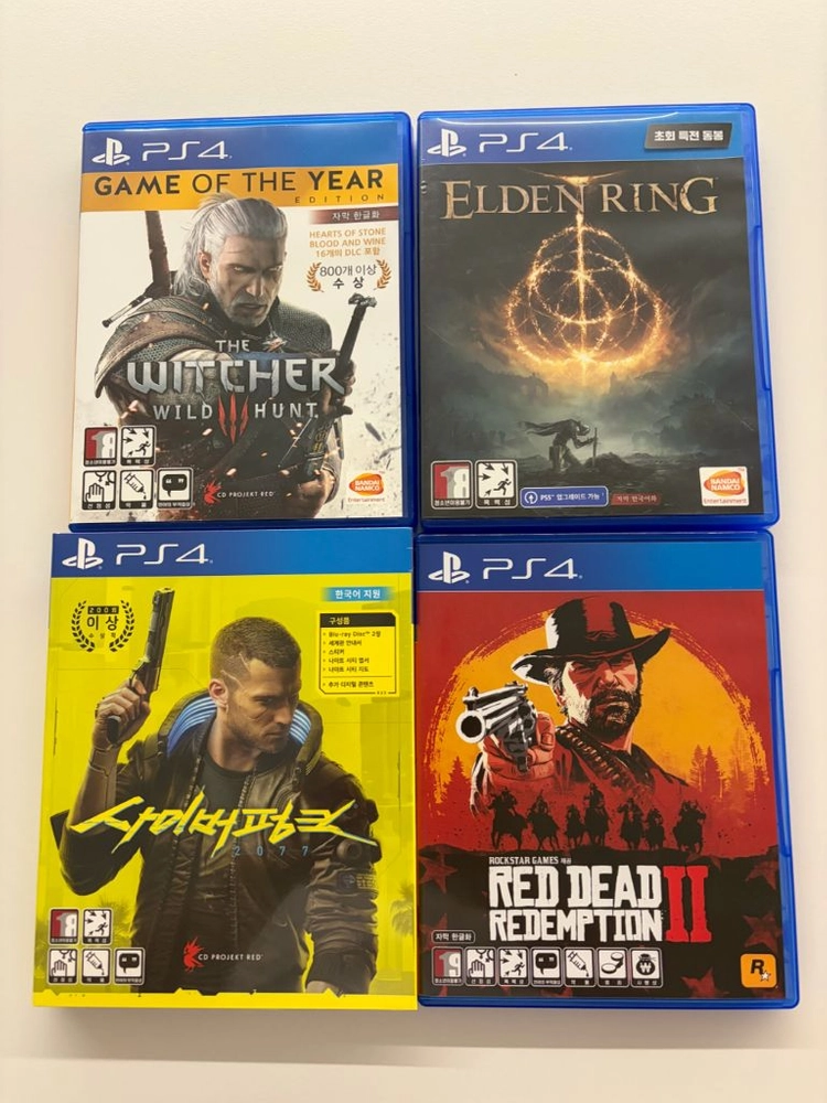 PS4 위쳐3고티,레데리2,사이버펑크 판매(광교 직거래 가능) - 안심되는 중고거래