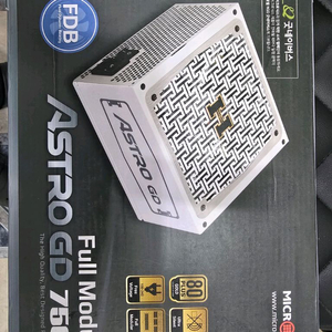 750W 풀모듈러 파워서플라이 이미지